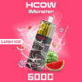 HCOW IMonster 6000puffs Rechargeable Disposable Vape