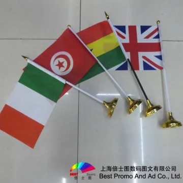 table flag stand in steel