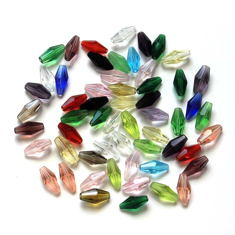 Glass Beads Long Diamond Beads for Jewelry making