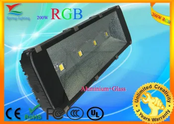 200w 45 / 120 Degree Rgb Led Floodlight / Led Wall Washer Ce &amp; Rohs Approval