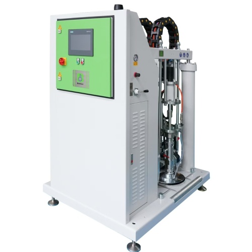 Vertical liquid silicone rubber dosing machine