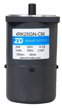 ZD 4RK40GN-CM , ZDMOTOR , ac motor , reversible motor with brake,220v25w
