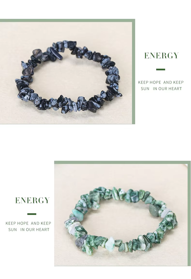 Handcrafted Irregular Crystal Bracelet