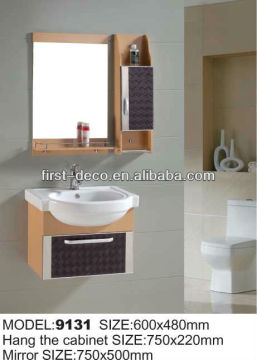 PVC bathroom mirror cabinet 9131