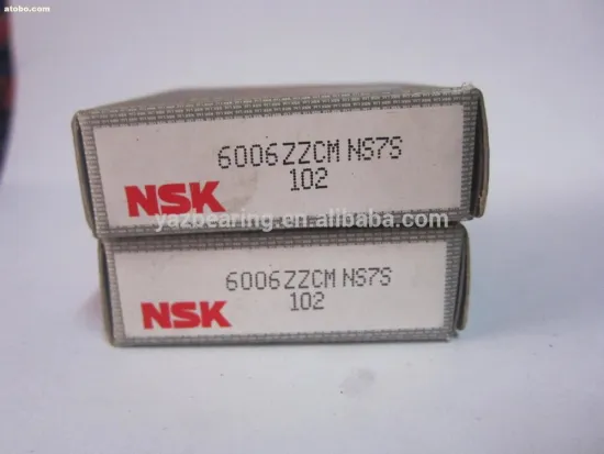 nsk 6006 Z ZZ Metal sealed deep groove ball bearings