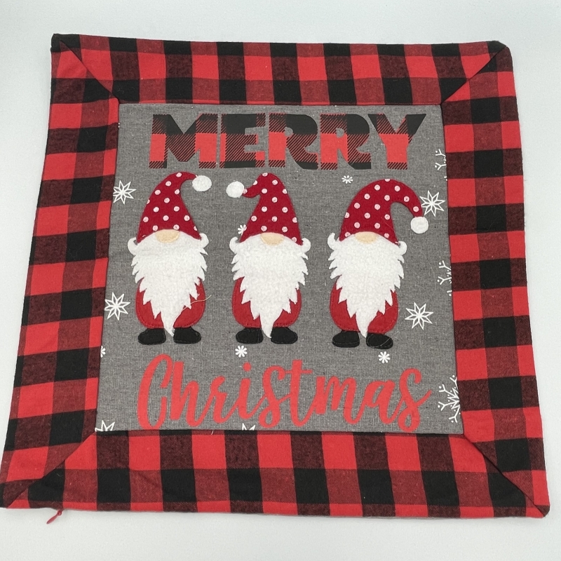 Checked Pattern Cushion Cover Jpg