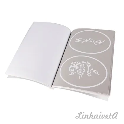 Linhaivet Airbrush Tattoo Template Book: 13 Stencil Designs for Airbrush Tattoos