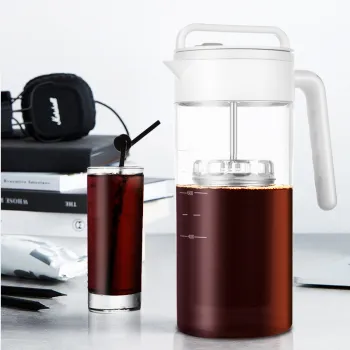 Eco-Friendly 900ml Leak-Proof Glass Cold Brew Coffee Maker