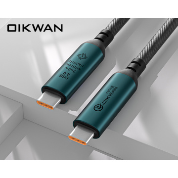 USB4.0 Type-C à Type-C sans affichage numérique