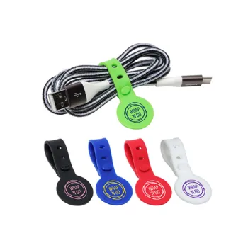 Adjustable Silicone Loop Cable Organizer by Promotion Factory
