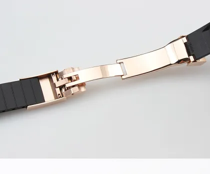 Black Water Ghost Green Rolex Rubber Strap Watch with 20mm Silicone Band and Accessories