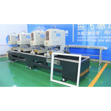 4 Machine di saldatura senza soluzione di continuità per saldatura per finestre in PVC