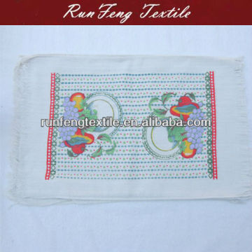 printing velour towel set