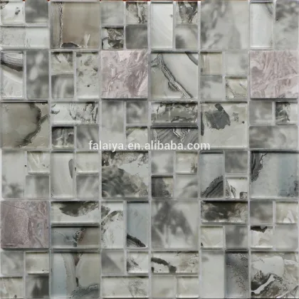 2016 New Trend Glass Mosaic Artistic Painting Glass Mosaic Tiles BDS-127