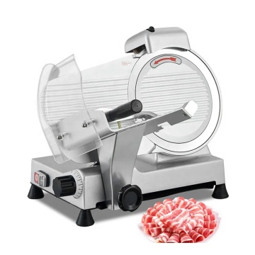 Professional Commercial & Home Use Frozen Meat Slicer: Semi-Automatic Table Top Sausage and Meat Cutter for Beef, Fish, and Other Delicacies