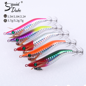 Squidduke Memancing Gewang: Kertas Laser Jepun EGI Squid Jig untuk Cuttlefish dan Surtopus