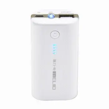 Power Pack/Backup Battery Case with White Color LED Torch and 5,200mAh Capacity