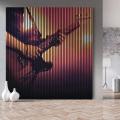 Polyester Fiber Print Acoustic Slat Wall