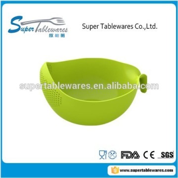 Color PP Plastic Vegetable Draining Strainer Basket