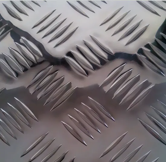 Five bars Aluminum Checkered plate sheet