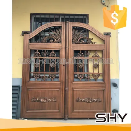 iron gate decoration cast aluminum gate