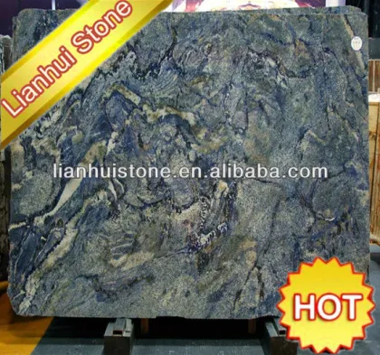 Chinese unique dark blue marble