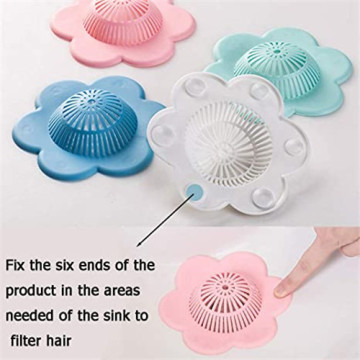 Hair Catcher Silicone Hair Stopper Shower Drain Covers