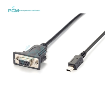 Mini USB to DB9 RS232 Data Cable with FTDI Chip: Compatible with Sartorius YCC03-D09 - Purchase Now!