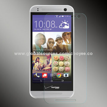 9H Explosion-proof Tempered-glass Screen Protector for HTC One Remix, Polished Finish, Rounded Edges