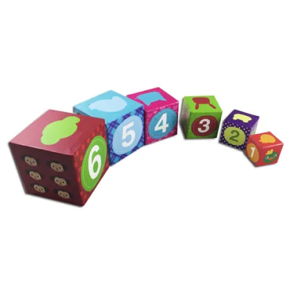 Cardboard Decorative Building Block Toys