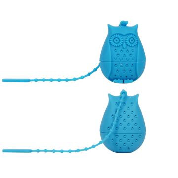 BPA-Free Owl-Shaped Cute Silicone Leaf Tea Infuser