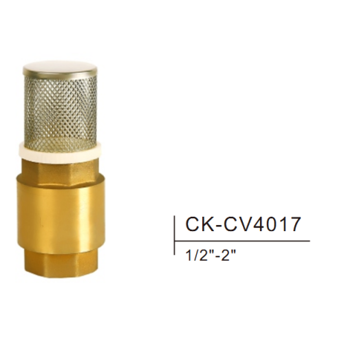 Valve de vérification du ressort en laiton CK-CV4017 1/2 "-2"