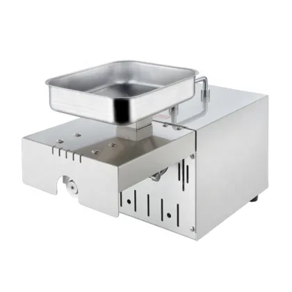 Small Capacity Household and Restaurant Oil Press Machine - Olive Sunflower Rapeseed Oil Expeller