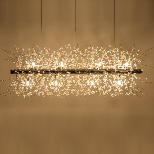 LEDER Modern Golden Beaded Chandeliers