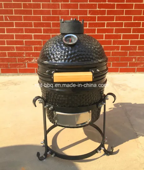 12inch Glazed Mini Table Top Ceramic Charcoal Grill/ OEM Accepted