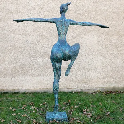 Creative decoration cast bronze craft figure statue outdoor