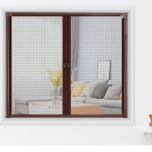 רשת יתושים פוליאסטר חלון עם ערכת קלטת מהדקה