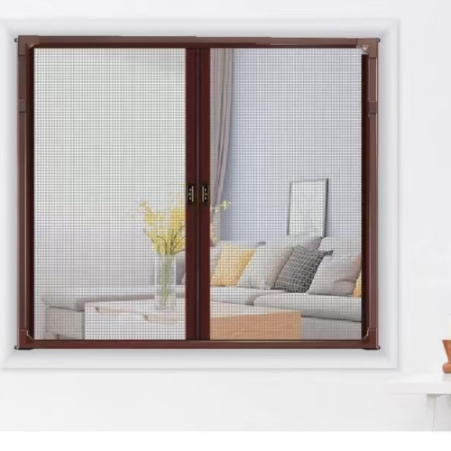 Janela Poliéster Mosquito Net com Kit de fita AFPEN