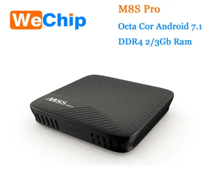 M8S PRO DDR4 ANDROID 7.1 OS TV BOX AMLOGIC S912 4K TV BOX KODI