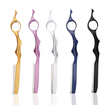 Vintage Stainless Steel Blade Haircut Shaper Razor for Thin Hair