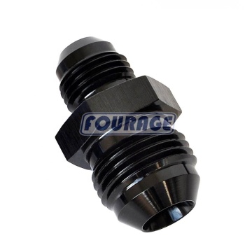 CNC Machined Aluminum AN to AN Flare Reducer Fitting