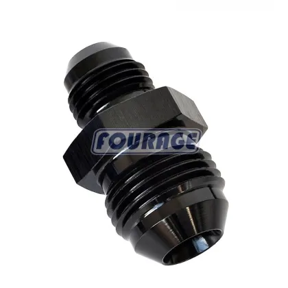 CNC Machined Aluminum AN to AN Flare Reducer Fitting