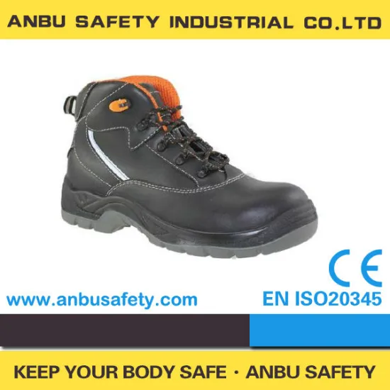 black shock absorbent protective basic cheap safety boots footwear