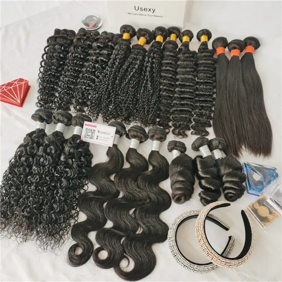 Unprocessed Mink Virgin Human 12A Grade Raw Brazilian Hair Bundles Cuticle Aligned Brazilian Hair Vendor Human Hair Extension