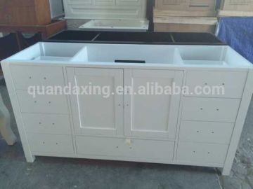 North American Design Bathroom Vanity Base,60 inch Double Sink Bathroom Vanity