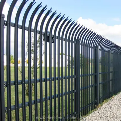 Heavy Duty Steel W Type Trident Palisade Fencing