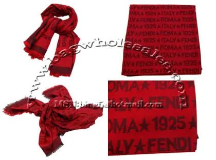 FENDI blue scarf