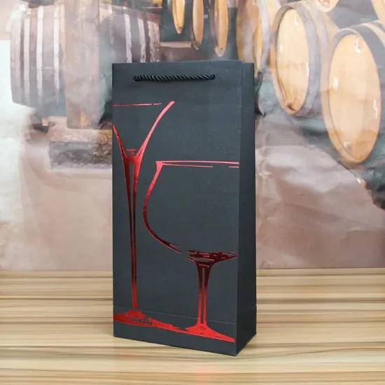 Wine packaging handbag