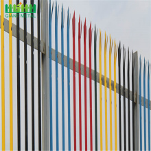 Wholesale D or W type Colorful palisade fence