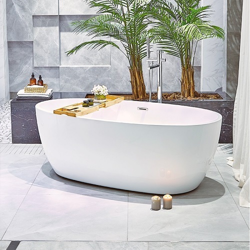 Luxury Indoor Bathroom Hydrotherapy 1 Person Hot Bathtub